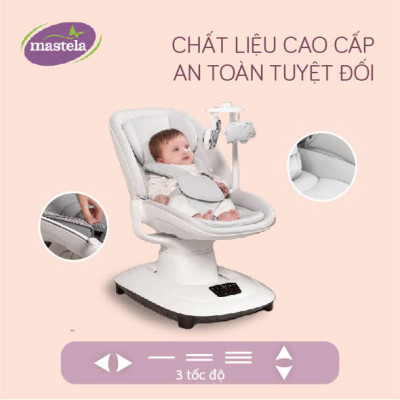 Nôi Đa Chuyển Động Mastela Duluxe 360° - nôi ru ngủ thư giãn cao cấp âu yếm như vòng tay mẹ 08911 - 08966 - 08977